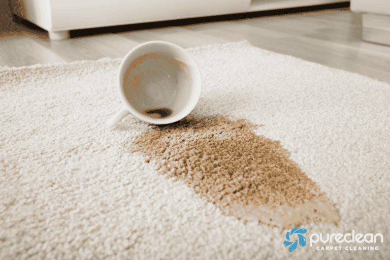 Coffee Spilled On a Carpet